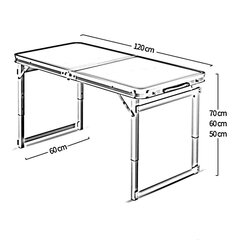 Kokoontaitettava pöytä Essen Tools LC02 hinta ja tiedot | Retkeilyvarusteet | hobbyhall.fi