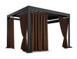 Gazebos verho Mariall ZMOS-09, 155x250 cm, ruskea hinta ja tiedot | Puutarhapaviljongit | hobbyhall.fi