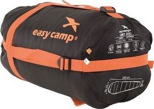 Makuupussi Easy Camp Orbit 200, musta. hinta ja tiedot | Makuupussit | hobbyhall.fi