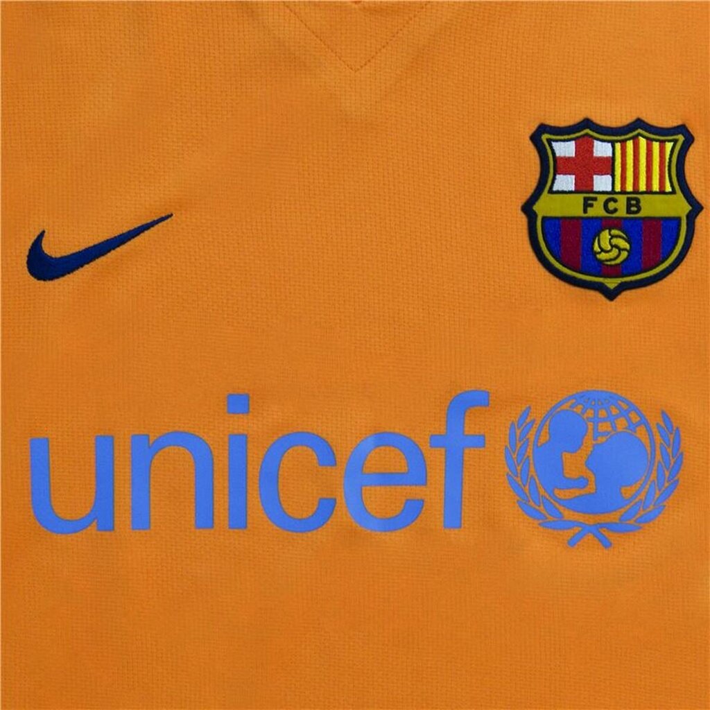 Jalkapallopaita Nike Futbol Club Barcelona 07-08 Away, oranssi hinta ja tiedot | Jalkapallovaatteet ja -varusteet | hobbyhall.fi