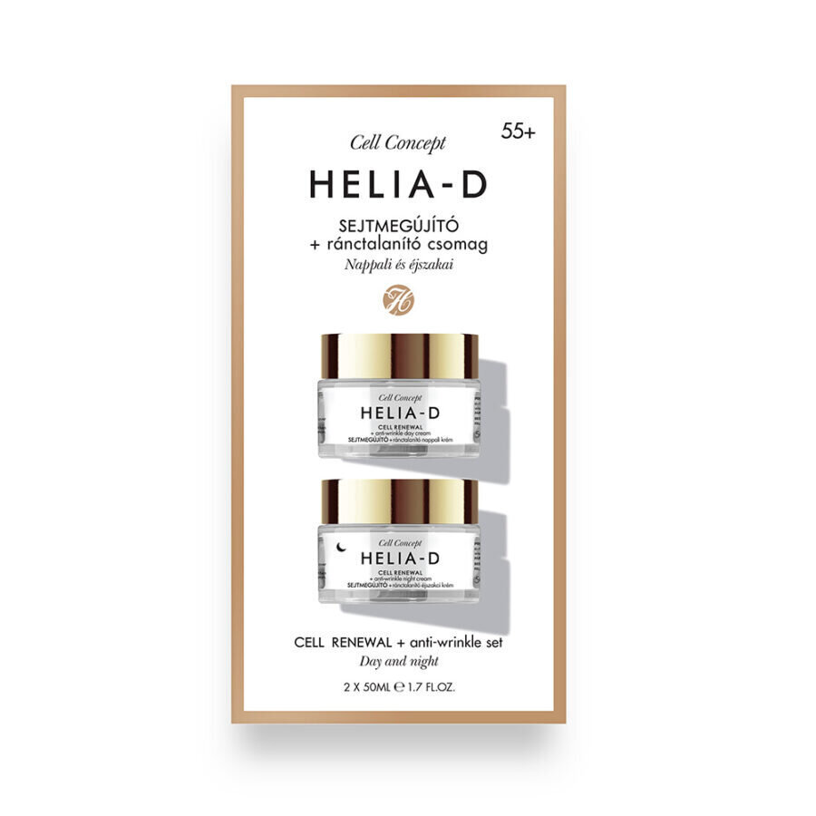 Helia-D Botanic Concept 55+ sarja: päivävoide, 50 ml + yövoide, 50 ml hinta ja tiedot | Kasvovoiteet | hobbyhall.fi