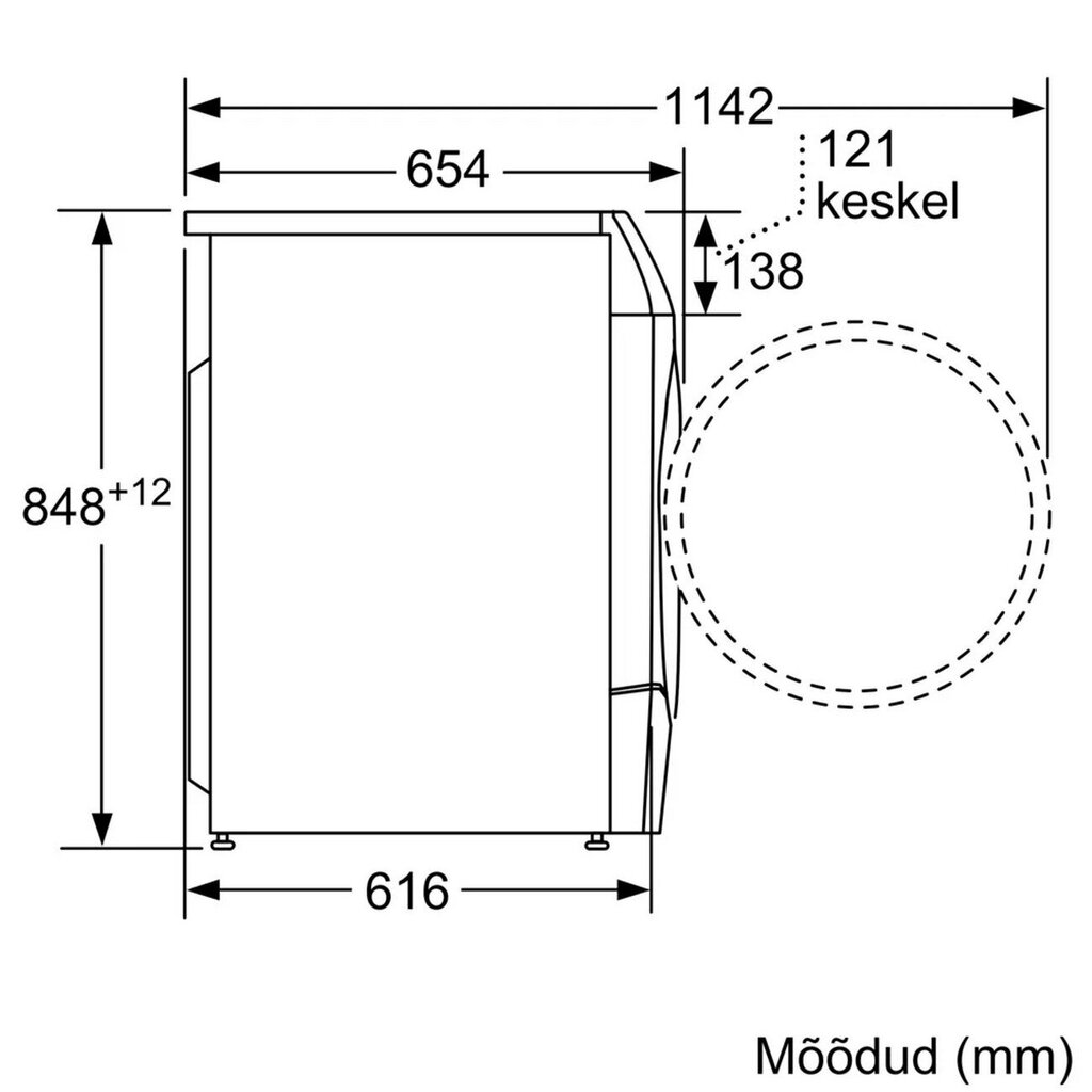 Bosch WNC254ARSN hinta ja tiedot | Pyykinpesukoneet | hobbyhall.fi