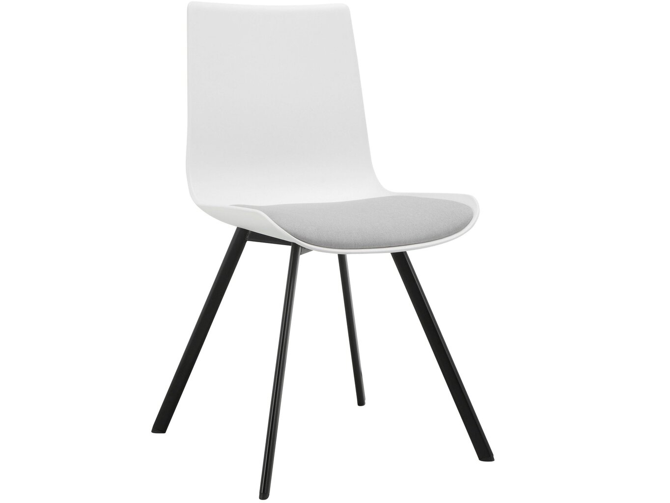 2 tuolin setti Notio Living Lucky, valkoinen hinta ja tiedot | Ruokapöydän tuolit | hobbyhall.fi