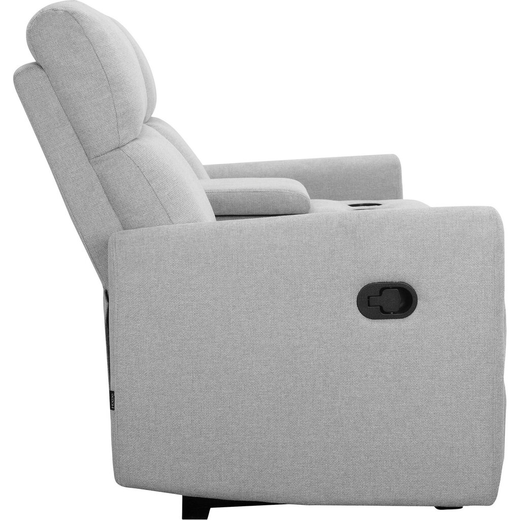 Nojatuoli recliner Notio Living Dacoulas, harmaa hinta ja tiedot | Nojatuolit | hobbyhall.fi