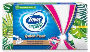 Paperipyyhkeet ZEWA W&W Quick Pack, 75 kpl. hinta ja tiedot | WC-paperit ja talouspaperit | hobbyhall.fi