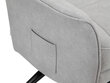 Nojatuoli recliner Notio Living Madoc, harmaa hinta ja tiedot | Nojatuolit | hobbyhall.fi