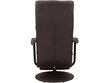 Nojatuoli recliner Notio Living Maki, ruskea hinta ja tiedot | Nojatuolit | hobbyhall.fi