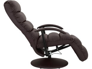 Nojatuoli recliner Notio Living Maki, ruskea hinta ja tiedot | Nojatuolit | hobbyhall.fi