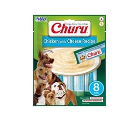 Churu Dog Chicken Cheese herkku koirille, 160 g x 4 hinta ja tiedot | Koiran herkut | hobbyhall.fi