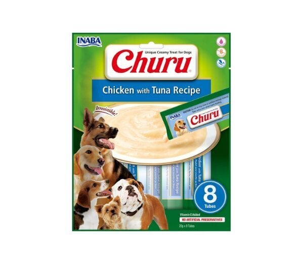 Churu Dog Chicken Tuna koiran herkut, 160 g x 4 hinta ja tiedot | Koiran herkut | hobbyhall.fi