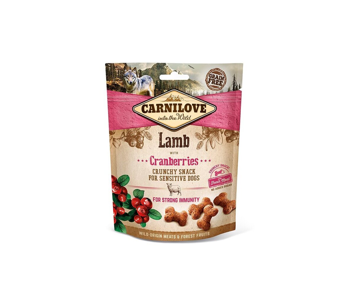 Carnilove Dog Lamb karpaloilla koiran herkku, 200 g x 4 hinta ja tiedot | Koiran herkut | hobbyhall.fi