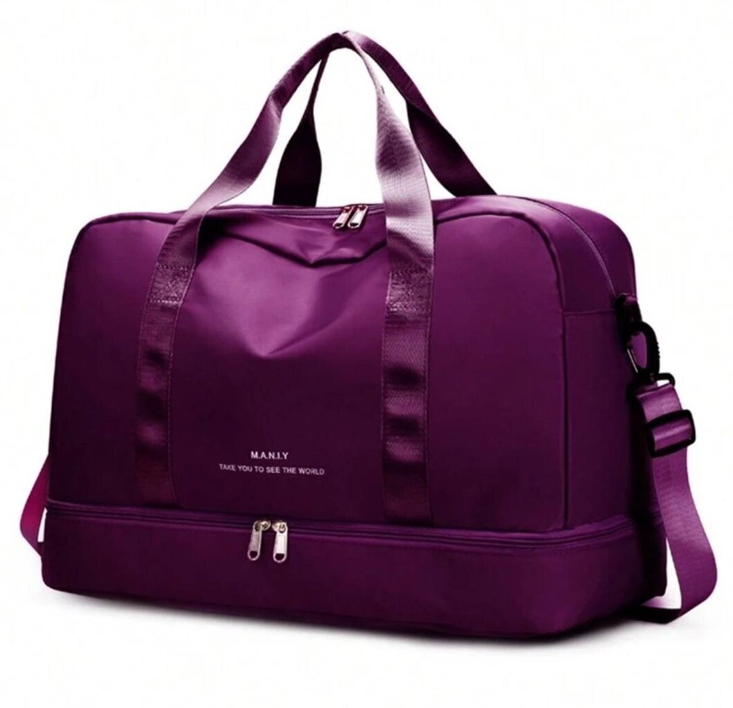 Urheilukassi, Electronics LV-24217, violetti, 49x32x25 cm hinta ja tiedot | Urheilukassit ja reput | hobbyhall.fi