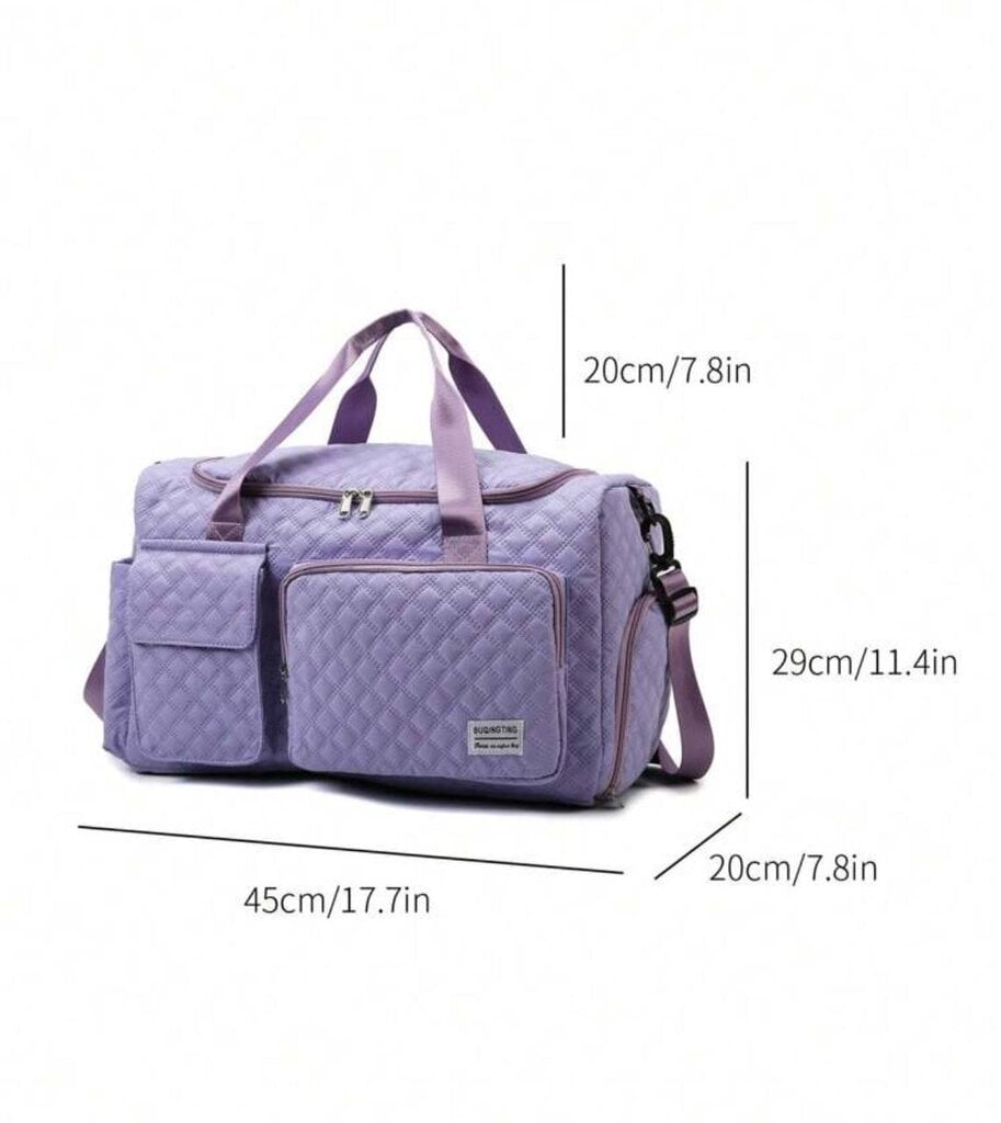 Urheilukassi, Electronics LV-24226, violetti, 45x29x20 cm hinta ja tiedot | Urheilukassit ja reput | hobbyhall.fi