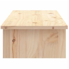 vidaXL Näyttökoroke 100x27x15 cm täysi mänty hinta ja tiedot | Näyttötelineet | hobbyhall.fi