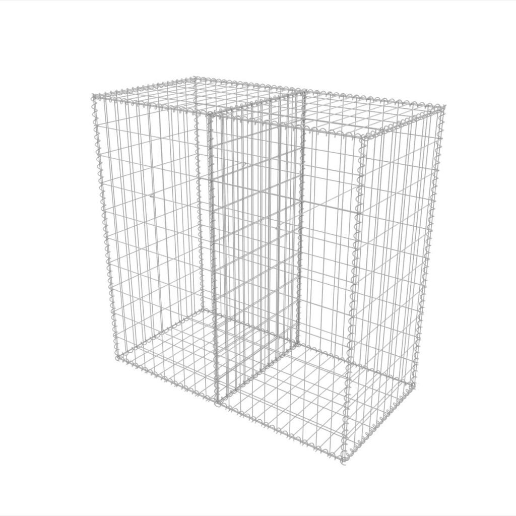 Gabion kori, teräs, 100x50x100cm hinta ja tiedot | Puutarhatyökalut | hobbyhall.fi