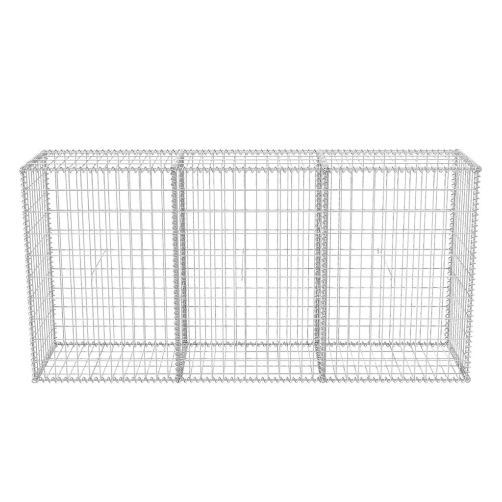 Gabion kori, teräs, 200x50x100 cm hinta ja tiedot | Puutarhatyökalut | hobbyhall.fi