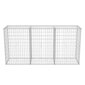 Gabion kori, teräs, 200x50x100 cm hinta ja tiedot | Puutarhatyökalut | hobbyhall.fi