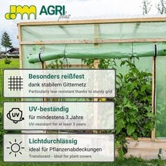 AGRI PLUS LATTICE FILL 2 x 2 M I STABLE 250 G/M² KANCK-TARPAULIN KYSYMYKSEN ERED I Läpinäkyvä ja kyynelekestävä puutarhafilmi pitkäaikaisissa kannissa I Säänkestävä ja 3 vuotta UV-kestävä hinta ja tiedot | Puutarhatyökalut | hobbyhall.fi