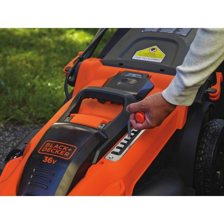 Akkuruohonleikkuri Black&Decker CLMA4820L2 Autosense 36 V, akulla ja laturilla hinta ja tiedot | Ruohonleikkurit | hobbyhall.fi