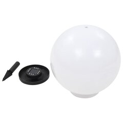 Pallomainen aurinkoenergialla toimiva LED-lamppu, 2 kpl, 40cm hinta ja tiedot | Puutarha- ja ulkovalot | hobbyhall.fi