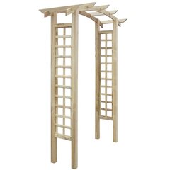 Trellis-kaari, 150x50x210cm, puuta hinta ja tiedot | Kukkatelineet ja kukkapöydät | hobbyhall.fi