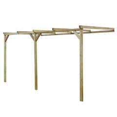 Puinen pergola köynnöksille, 2 x 4 x 2,2 m hinta ja tiedot | Kukkatelineet ja kukkapöydät | hobbyhall.fi