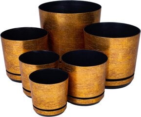 Corad Flowerpot/Plot Antique Gold 26 cm - Kasvien koristeellisesta kultapotista valmistetut istuttajat hinta ja tiedot | Kukkaruukut | hobbyhall.fi