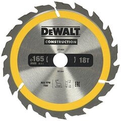 Leikkuulevy Dewalt 165x20mm - DT1933-QZ hinta ja tiedot | Puutarhatyökalujen tarvikkeet | hobbyhall.fi