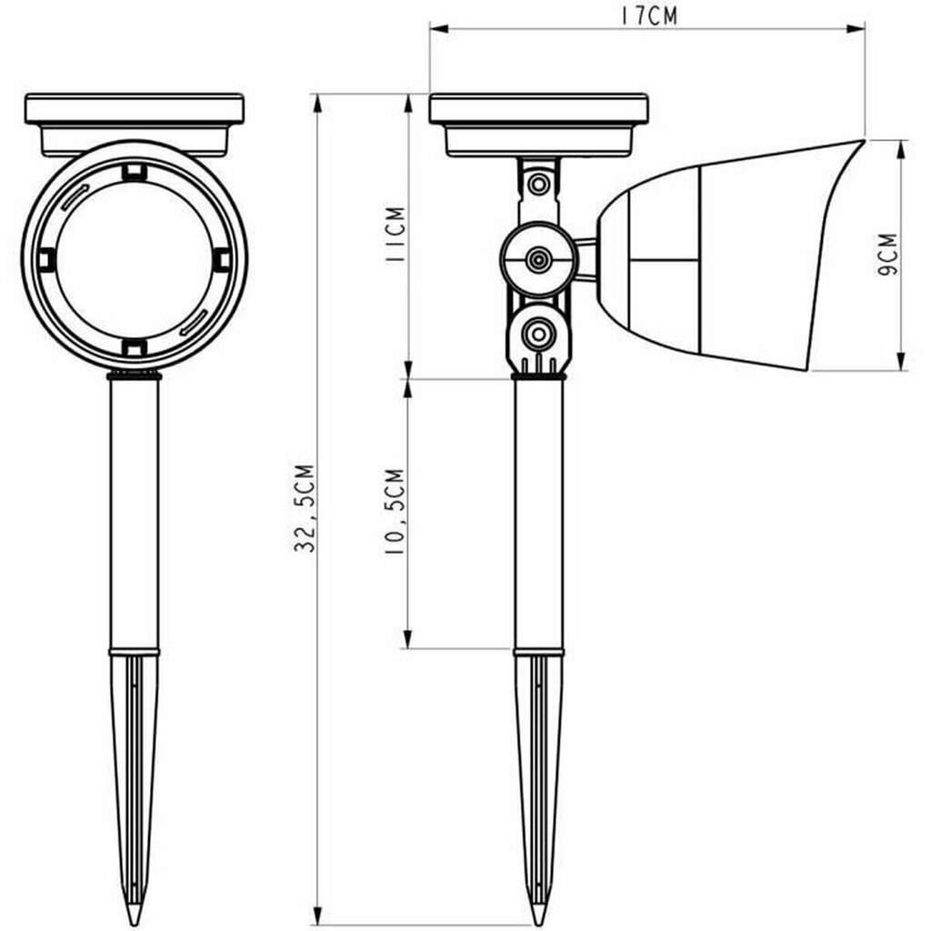 Ulkovalaisin Galix 0,29 W hinta ja tiedot | Puutarha- ja ulkovalot | hobbyhall.fi