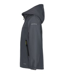 Icepeak lasten softshell-takki Kline 51897-4*270, harmaa/ kirkkaanvihreä 6438549510096 hinta ja tiedot | Poikien takit | hobbyhall.fi