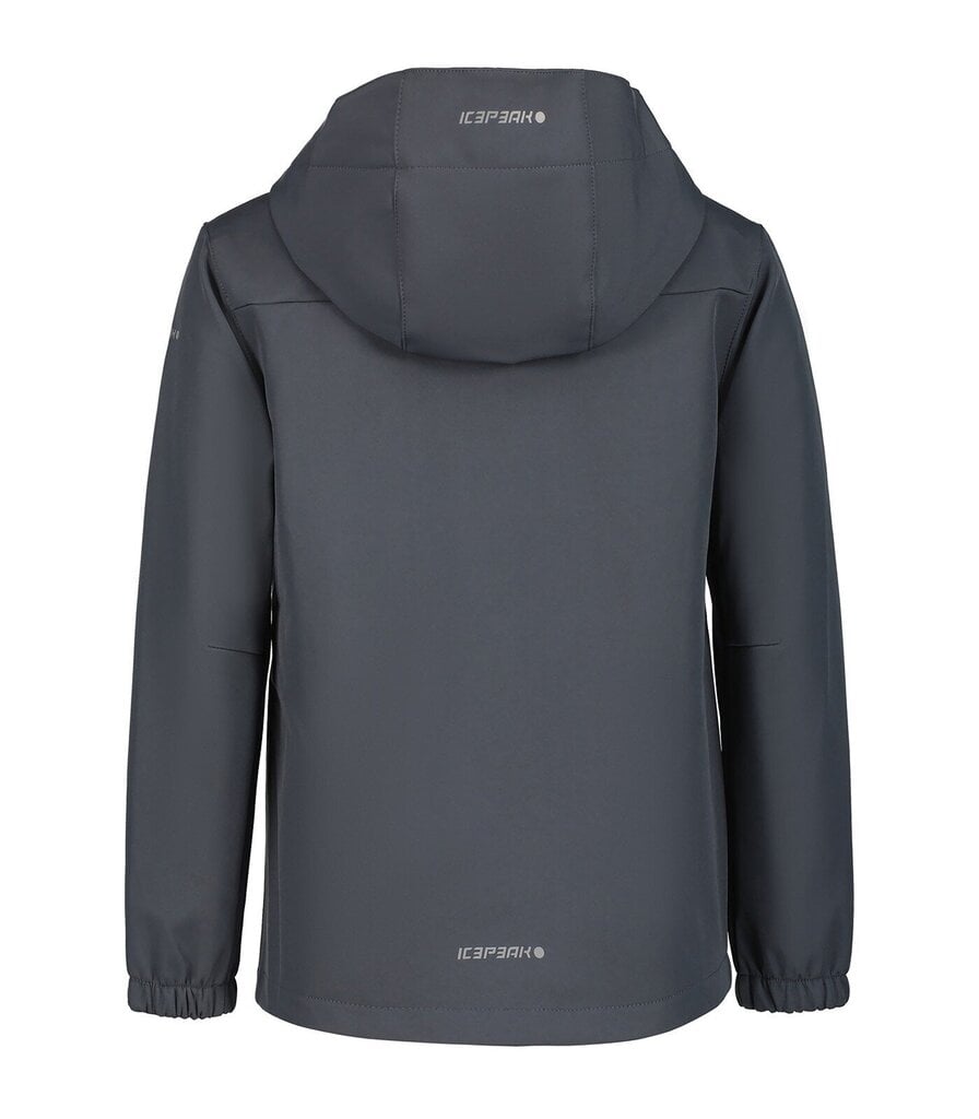 Icepeak lasten softshell-takki Kline 51897-4*270, harmaa/ kirkkaanvihreä 6438549510096 hinta ja tiedot | Poikien takit | hobbyhall.fi