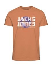 Jack & Jones lasten T-paita 12256935*01, oranssi 5715515004386 hinta ja tiedot | Poikien paidat | hobbyhall.fi