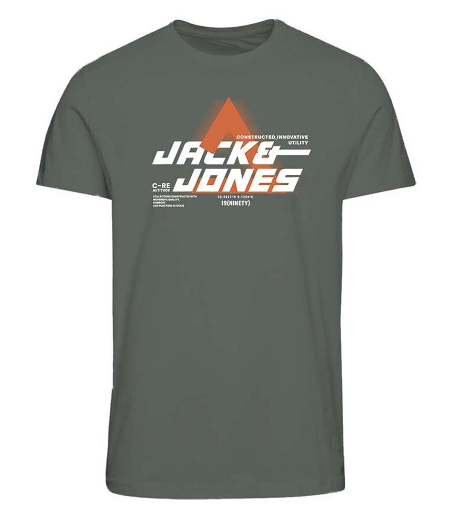 Jack & Jones lasten T-paita 12256935*02, vihreä 5715515004348 hinta ja tiedot | Poikien paidat | hobbyhall.fi