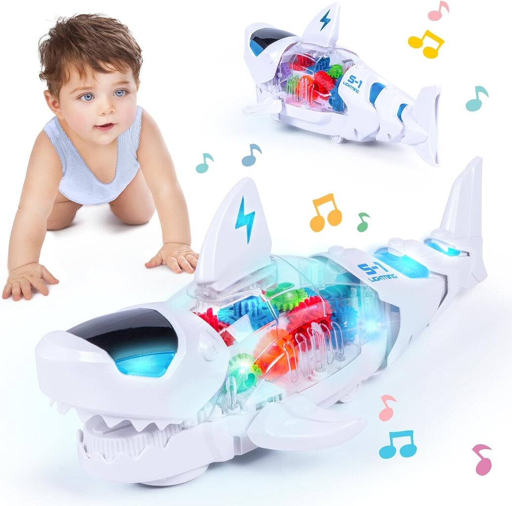 Interaktiivinen musiikkilelu Shark hinta ja tiedot | Poikien lelut | hobbyhall.fi