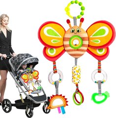 Lelu lastenvaunuihin ja pinnasänkyyn Butterfly hinta ja tiedot | Vauvan lelut | hobbyhall.fi