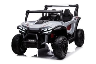 Lasten sähköauto S618 4x4, 24V, harmaa, harmaa hinta ja tiedot | Lasten sähköautot | hobbyhall.fi