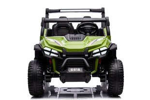 Lasten sähköauto S618 4x4, 24V, vihreä hinta ja tiedot | Lasten sähköautot | hobbyhall.fi