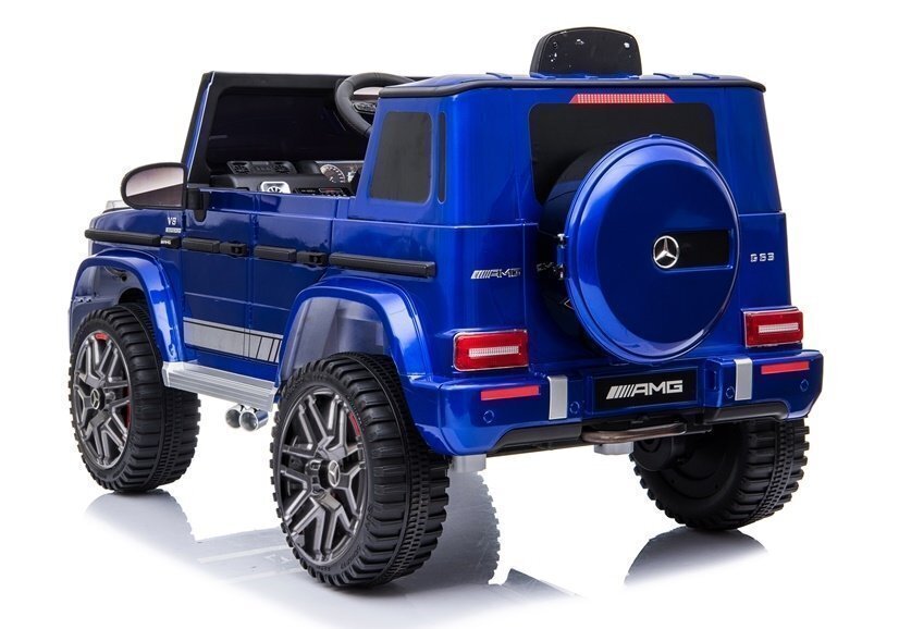 Sähköauto lapsille Mercedes Benz G63 AMG sininen lakattu hinta ja tiedot | Lasten sähköautot | hobbyhall.fi