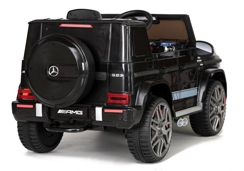 Sähköauto lapsille Mercedes Benz G63 AMG, musta hinta ja tiedot | Lasten sähköautot | hobbyhall.fi