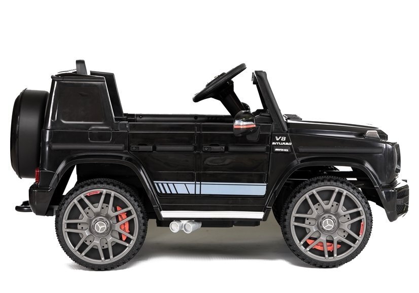 Sähköauto lapsille Mercedes Benz G63 AMG, musta hinta ja tiedot | Lasten sähköautot | hobbyhall.fi