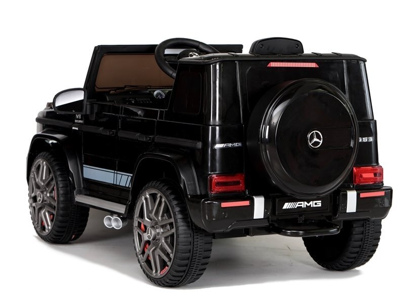 Sähköauto lapsille Mercedes Benz G63 AMG, musta hinta ja tiedot | Lasten sähköautot | hobbyhall.fi