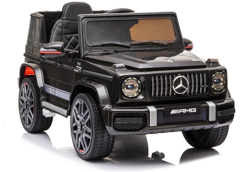 Sähköauto lapsille Mercedes Benz G63 AMG, musta hinta ja tiedot | Lasten sähköautot | hobbyhall.fi