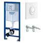 WC-setti Grohe Rapid SL 3in1 napilla Skate Air, 38722001 hinta ja tiedot | WC-istuimet | hobbyhall.fi