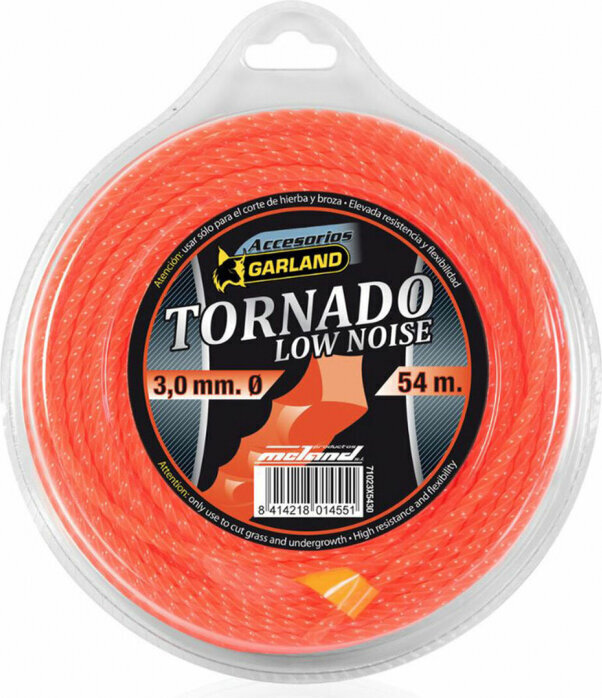 Trimmerin päälinja Garland Tornado X, 3 mm, 54 m hinta ja tiedot | Puutarhatyökalujen tarvikkeet | hobbyhall.fi