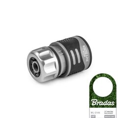 10 tuotteen paketti. WHITE LINE connector 1/2" - STOP TPR hinta ja tiedot | Puutarhaletkut, kastelukannut ja muut kastelutarvikkeet | hobbyhall.fi