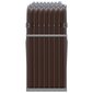 Polttopuuteline VidaXl 364574, 180x45x100 cm, ruskea hinta ja tiedot | Piharakennukset | hobbyhall.fi