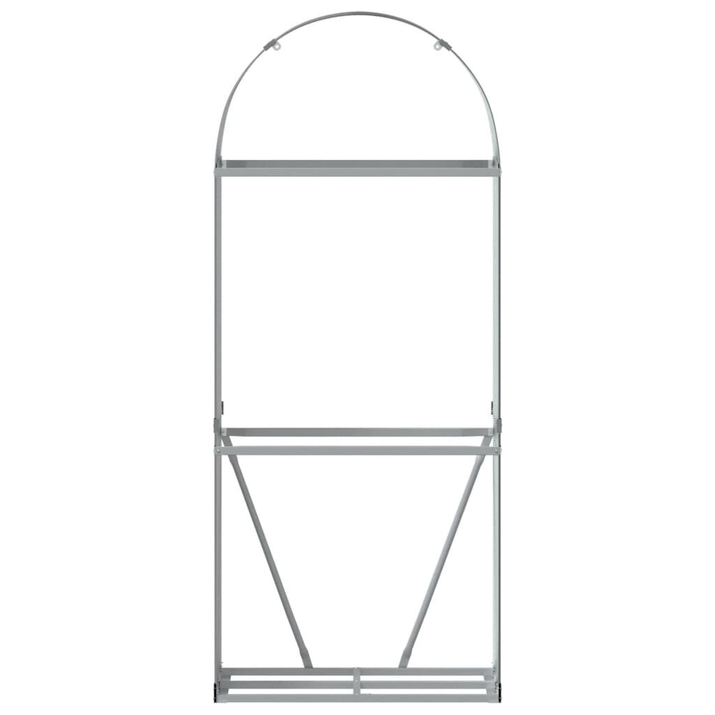 Polttopuuteline vidaXL, 80x45x190 cm, ruskea hinta ja tiedot | Piharakennukset | hobbyhall.fi