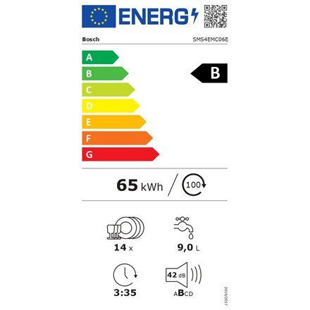 Bosch SMS4EMC06E hinta ja tiedot | Astianpesukoneet | hobbyhall.fi