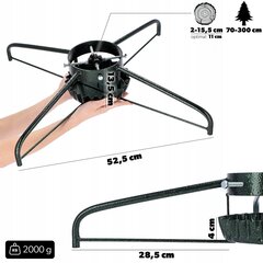 Joulukuusijalusta 3 m Metallinen joulukuusijalusta kulholla hinta ja tiedot | Joulukuuset ja kranssit | hobbyhall.fi