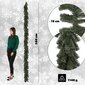 Joulukuusi seppele 260 cm Vihreä hinta ja tiedot | Joulukoristeet | hobbyhall.fi